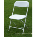 Chaise pliante polyguidée White Party pour banquet